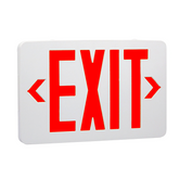 Red LED Exit Sign with Battery Backup, Single/Double Face Emergency Light | LS-ES037
