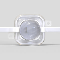 Outdoor RGB Color Changing Eaves Lights, 50ft LED Set with RGBIC, Permanent Holiday Lighting