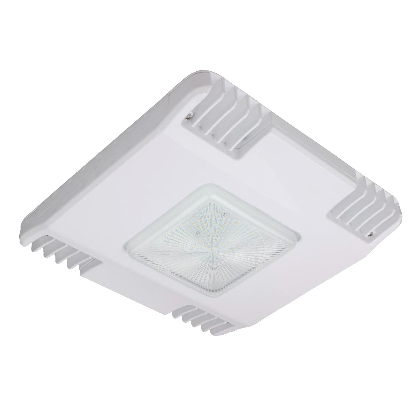 150W LED Canopy Light, Drop Lens Design, 5700K Daylight, UL DLC Listed, Gas Station & Outdoor Lighting
