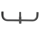 180° Triple Bullhorn Tenon Mount, Round, Fits 3 Fixtures, 2-3/8" Tenon | BH3N3H