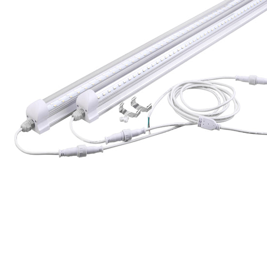 40W Integrated LED Cooler Light | 6FT Strip Fixture | 6500K Bright White | Commercial Use
