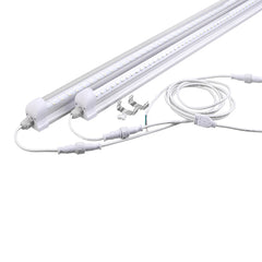 40W Integrated LED Cooler Light | 6FT Strip Fixture | 6500K Bright White | Commercial Use