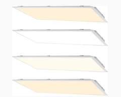 (4 Pack) 2×4’ LED Flat Panel Light, 30/40/50W/60W/72W Selectable, 5CCT Tunable, ETL DLC Listed for Offices & Retail (4pack)