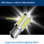 2PCS T10 LED Car Dome Lights – 12V DC Super Bright 5050 SMD, White 194 168 W5W Bulbs for Parking, Clearance, Auto Interior