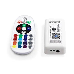 Smart RGB LED Controller – WiFi & 2.4GHz RF with Remote Control Set