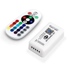Smart RGB LED Controller – WiFi & 2.4GHz RF with Remote Control Set