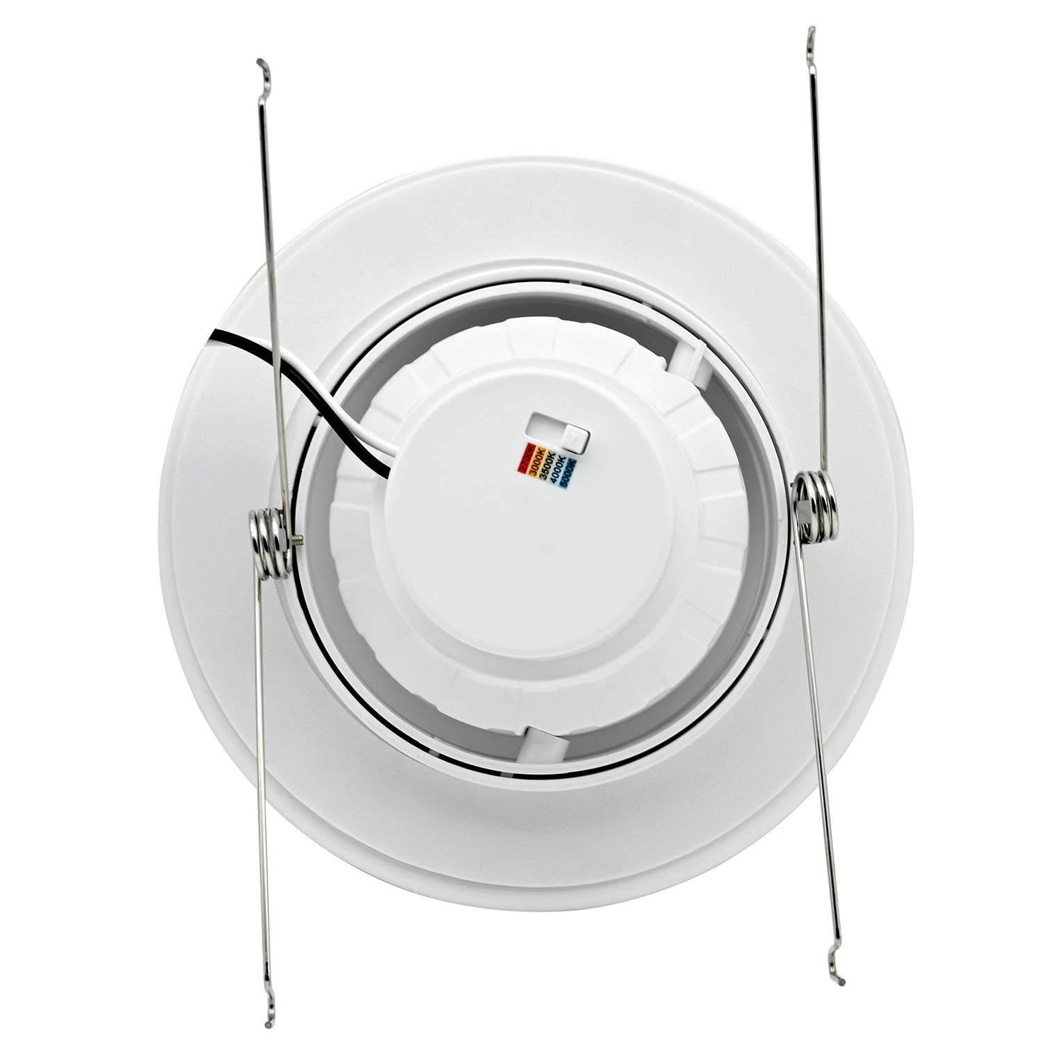 4"/6" LED Gimbal Downlight Retrofit Trim, 16W, 5CCT Selectable, AC 120V, Adjustable Recessed Lighting