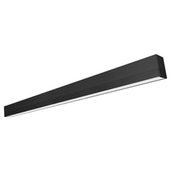 Architectural Linear Suspended LED Light, Downlight Only, Power & CCT Adjustable, Modern Office Fixture