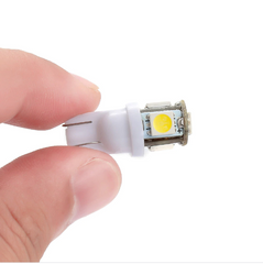 2PCS T10 LED Car Dome Lights – 12V DC Super Bright 5050 SMD, White 194 168 W5W Bulbs for Parking, Clearance, Auto Interior