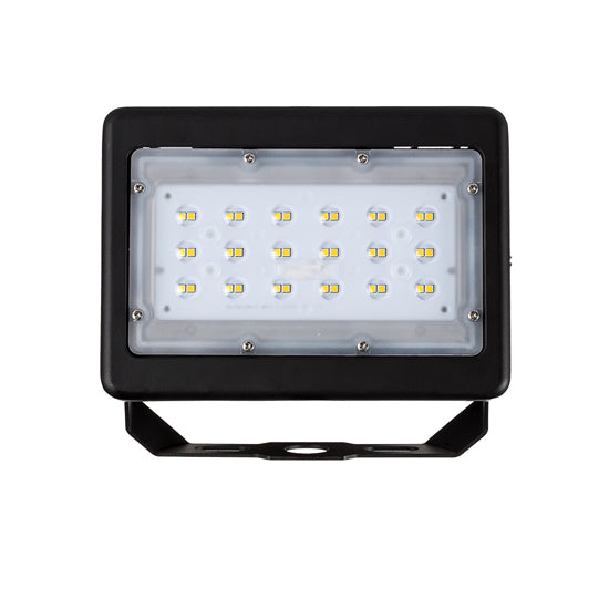 30W LED Flood Light, 5700K Daylight, UL/DLC Listed, Wall Mount Bracket, Outdoor Landscape Light
