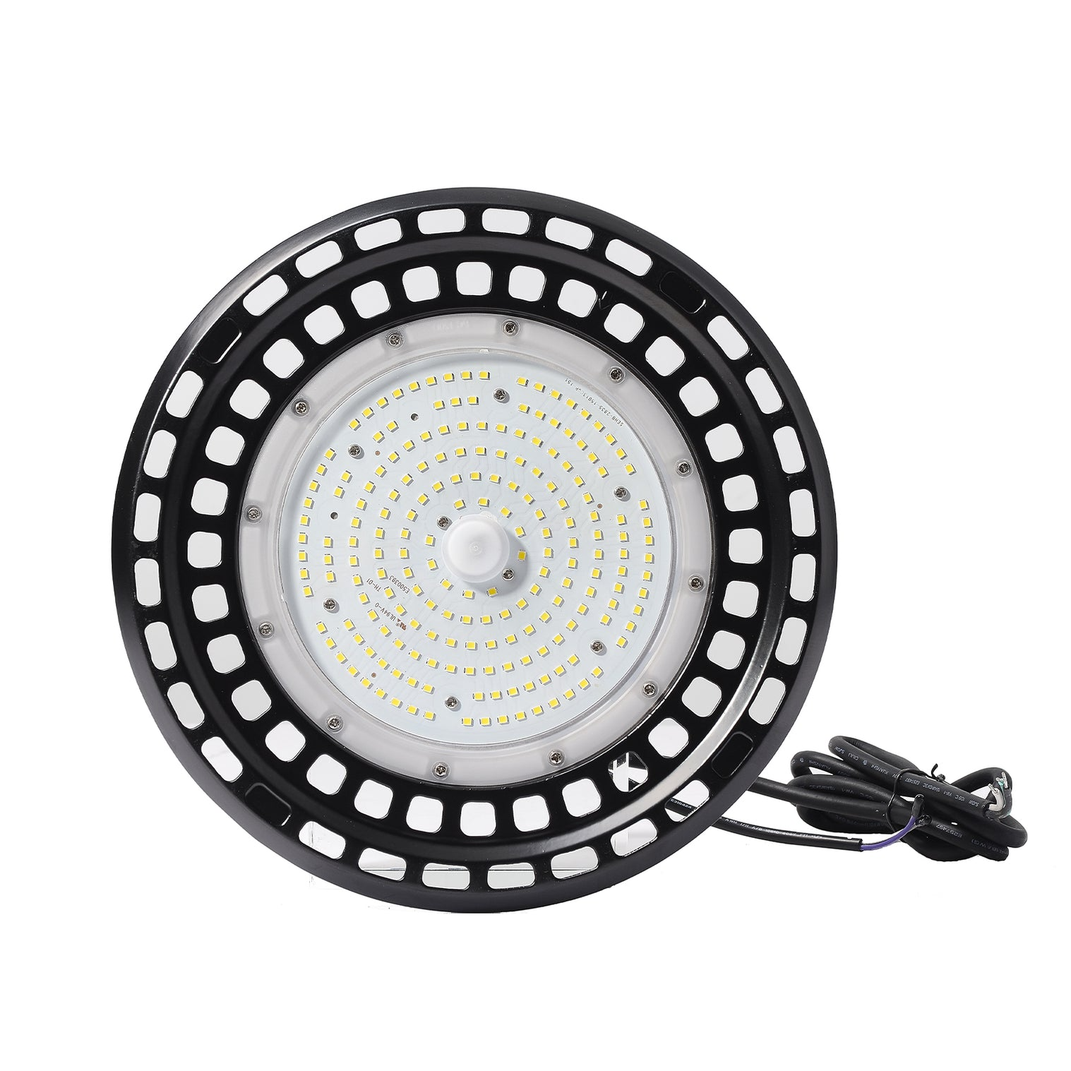 150W UFO LED High Bay Light – 277-480V, 5000K Daylight, Black Housing | Model 5EHB-150W-480V-50KPK