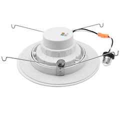 4"/6" LED Gimbal Downlight Retrofit Trim, 16W, 5CCT Selectable, AC 120V, Adjustable Recessed Lighting