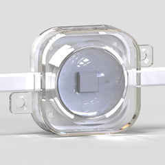 Outdoor RGB Color Changing Eaves Lights, 50ft LED Set with RGBIC, Permanent Holiday Lighting