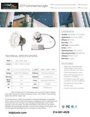 6in Commercial Downlight CCT Led Plus
