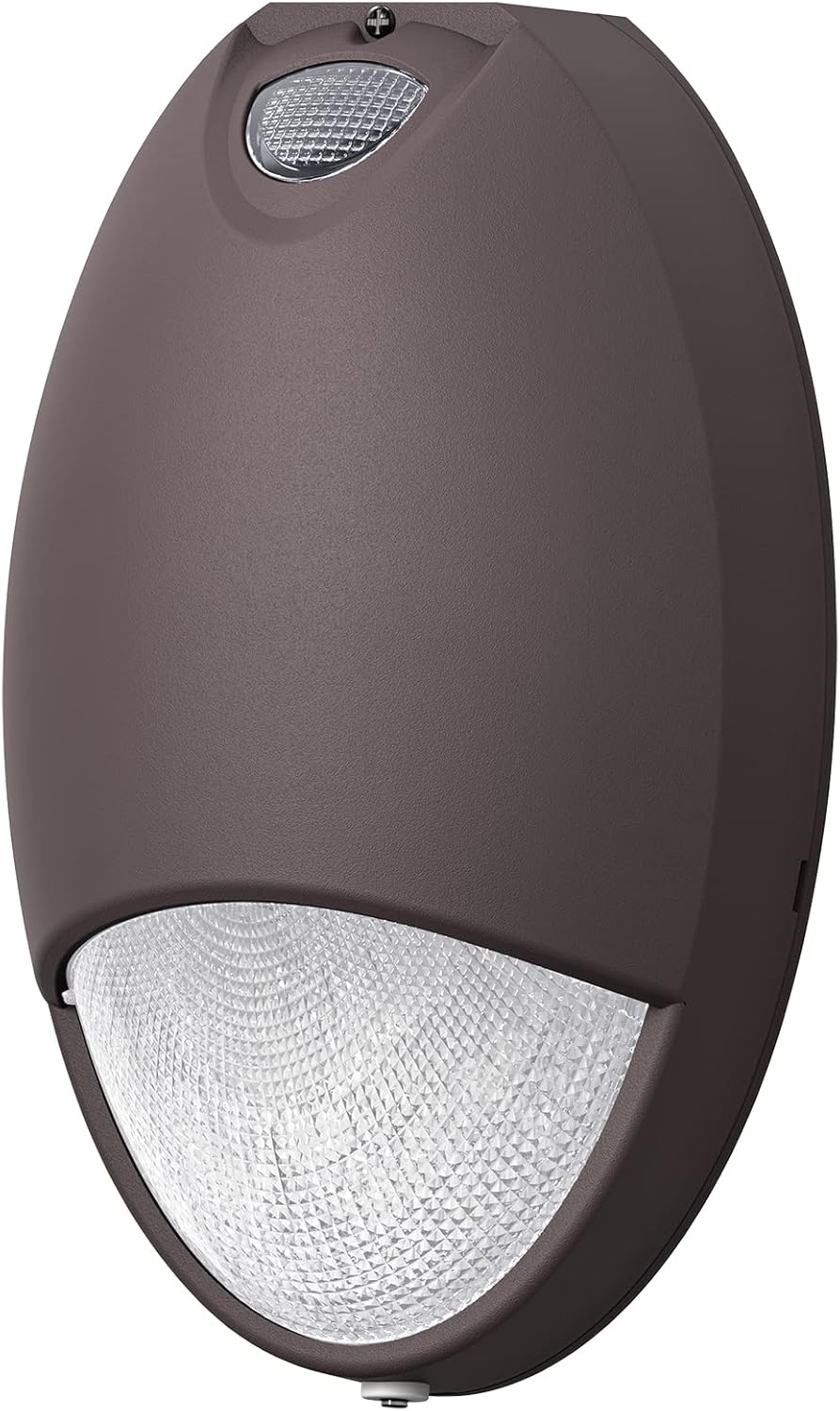 12W Oval Emergency Wall Pack with 90mins Emergency backup battery & Photocell Led Plus