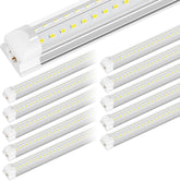 T8 8FT 60W Integrated Tube light Stripy Cover Lens (20pcs in a box) Led Plus