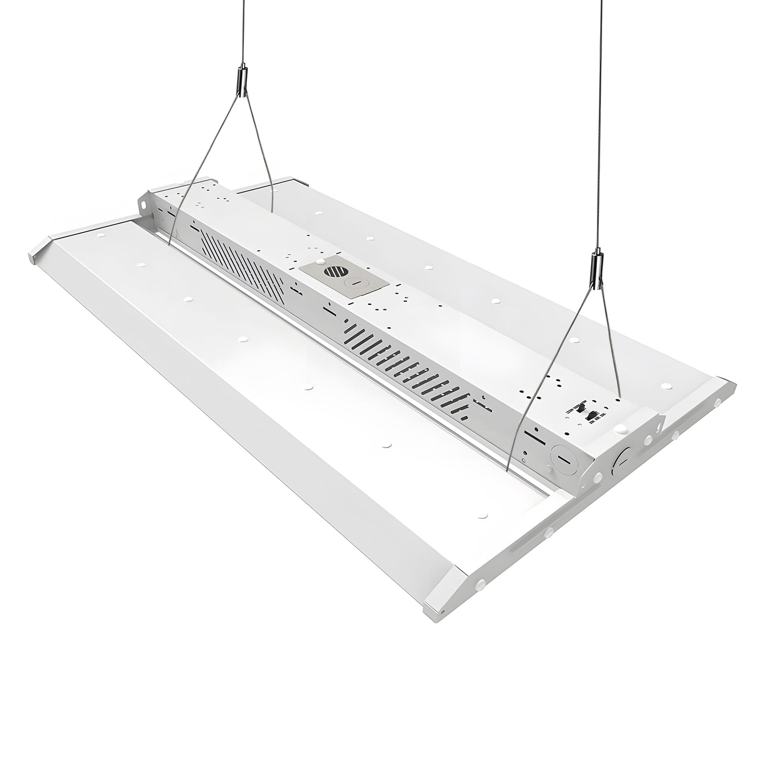 2FT 220W LED Linear High Bay Light, 5000K Daylight, AC 120-277V, Warehouse Lighting | LHB-220W-120V-50K-V4