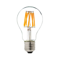 A19 Clear LED Filament Bulb – 7W Dimmable, 60W Equivalent, 980 Lumens, 4000K Natural White, E26 Base Light Bulb