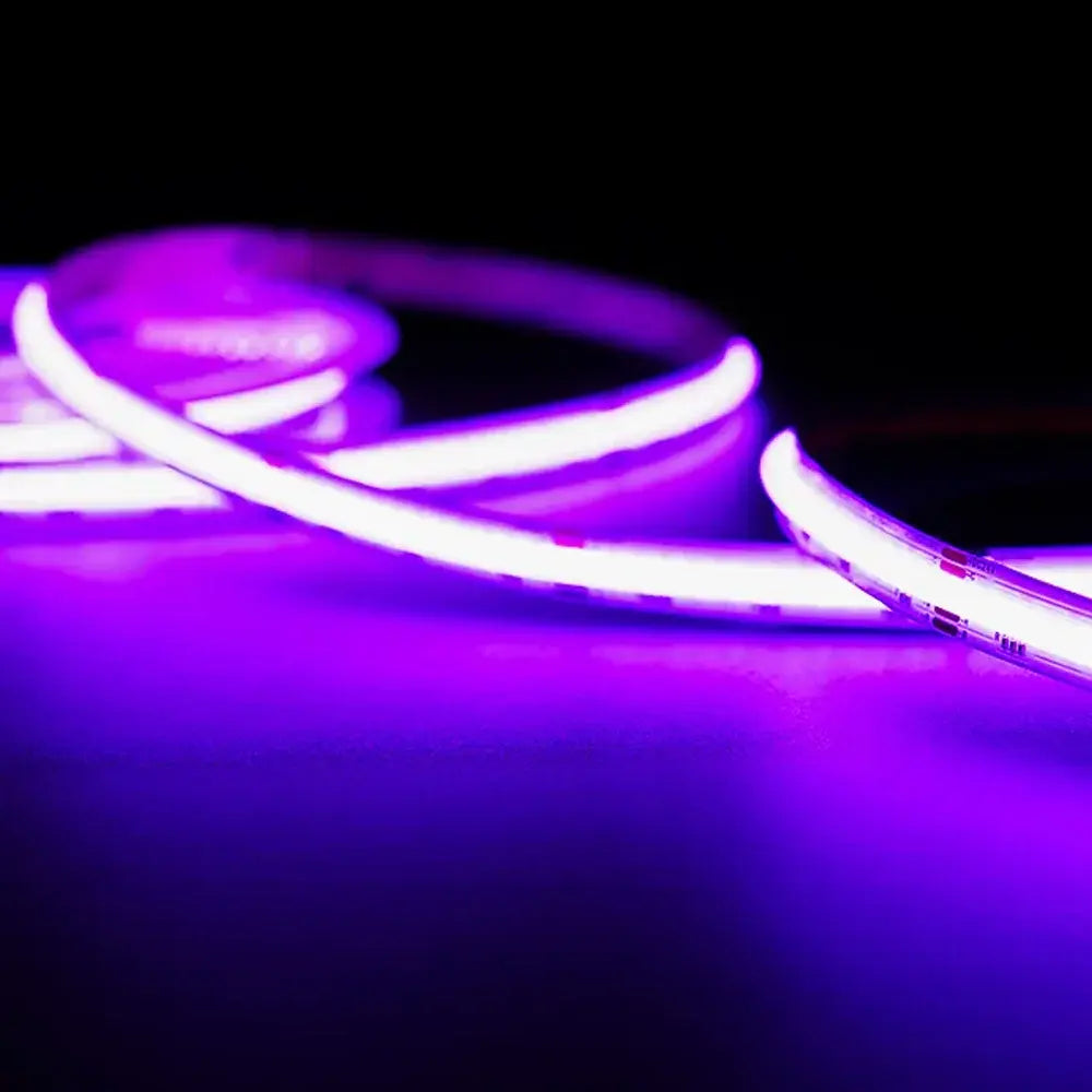 25FT RGB COB Dot-Free LED Strip Light, 24V, IP20 Indoor Use, UL Listed Lighting