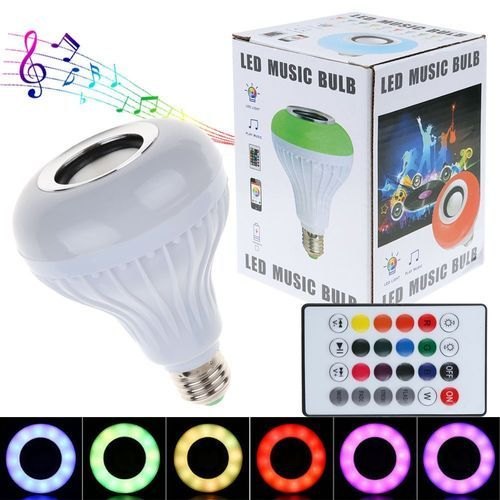RGB LED Smart Bulb with Bluetooth Speaker | Music Sync Light | Color Changing Bulb
