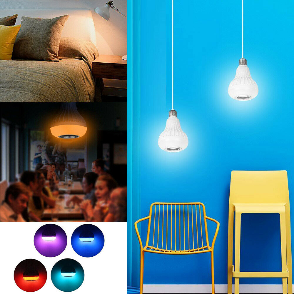 RGB LED Smart Bulb with Bluetooth Speaker | Music Sync Light | Color Changing Bulb
