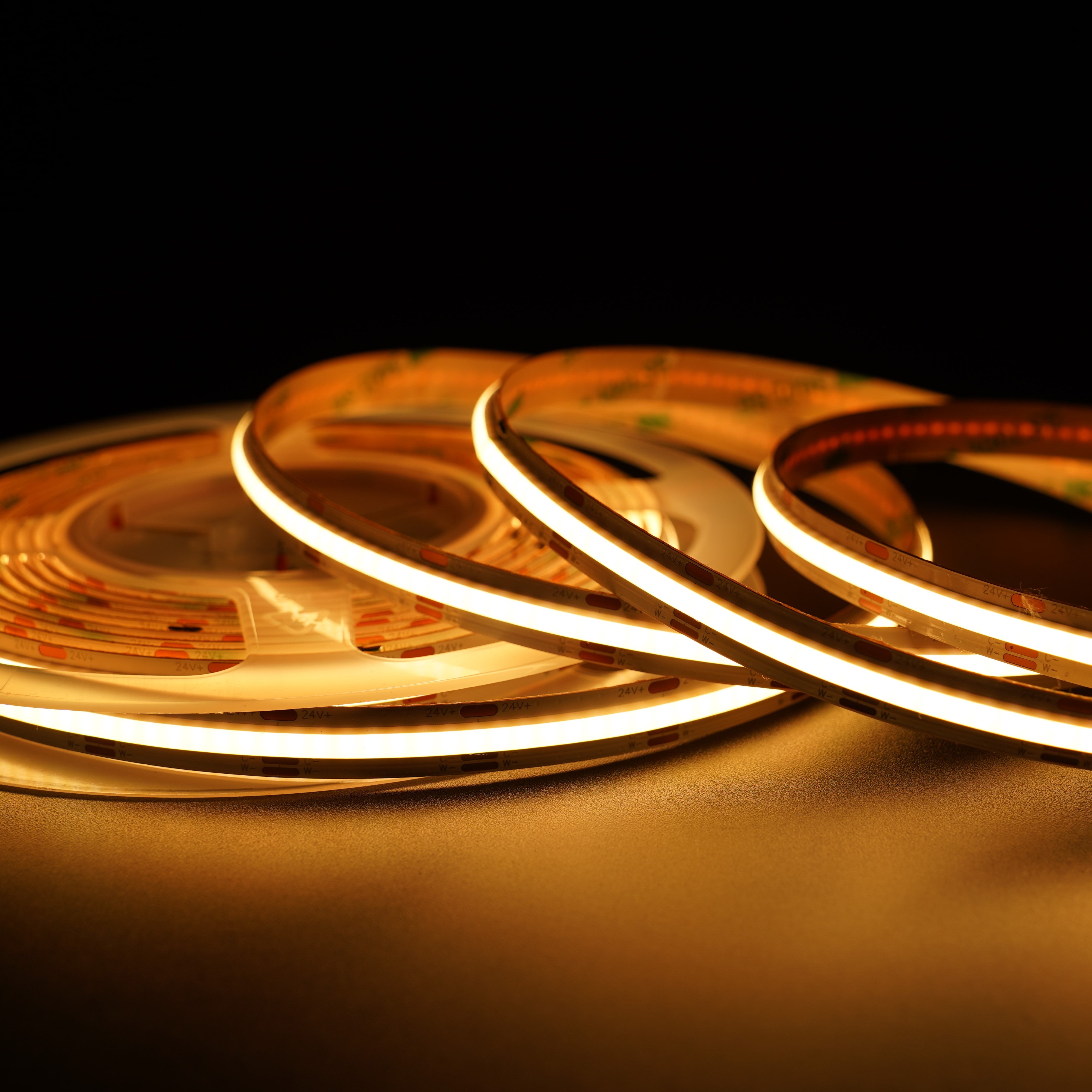 DotFree COB LED Strip Light, 24V CCT Tunable 2700K-6000K, IP20 Indoor, UL Listed Flexible Strip