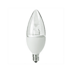 4.5W LED Candelabra Bulb – Frosted, 325 Lumens, 3000K – Chandelier Light – Energy Star Approved, UL Listed