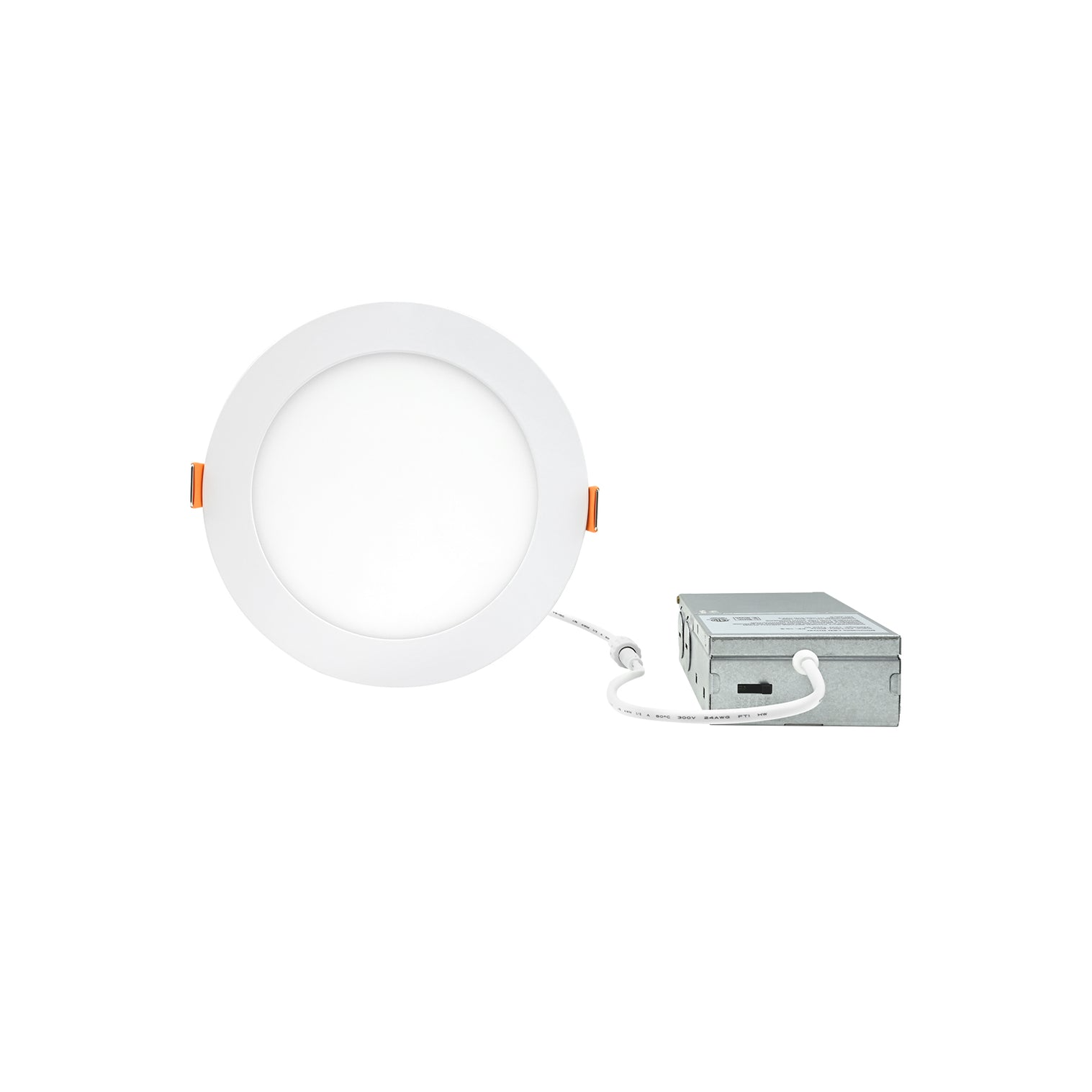 6-Inch Slim LED Panel Downlight, 12W, 5CCT Selectable, Recessed Ceiling Light | 2ND6-S3-12W-5CCT