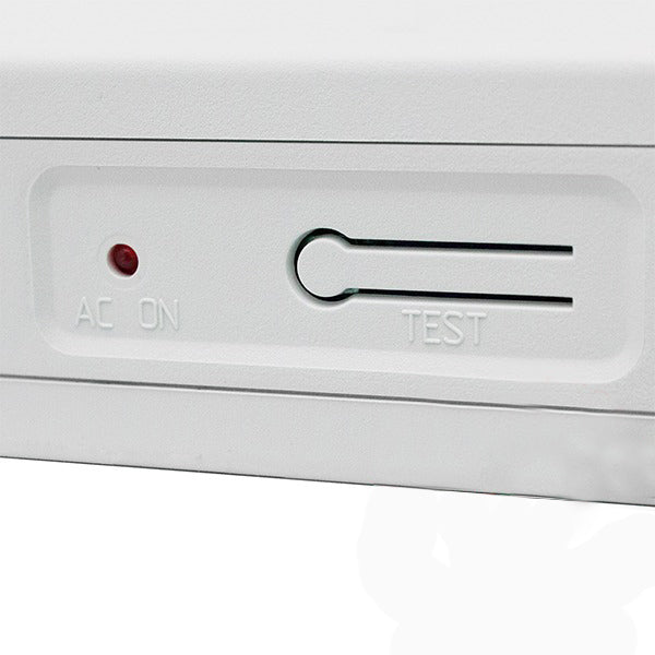 LED Exit Sign Combo | Large Red Letters | 180° Adjustable Emergency Light Fixture