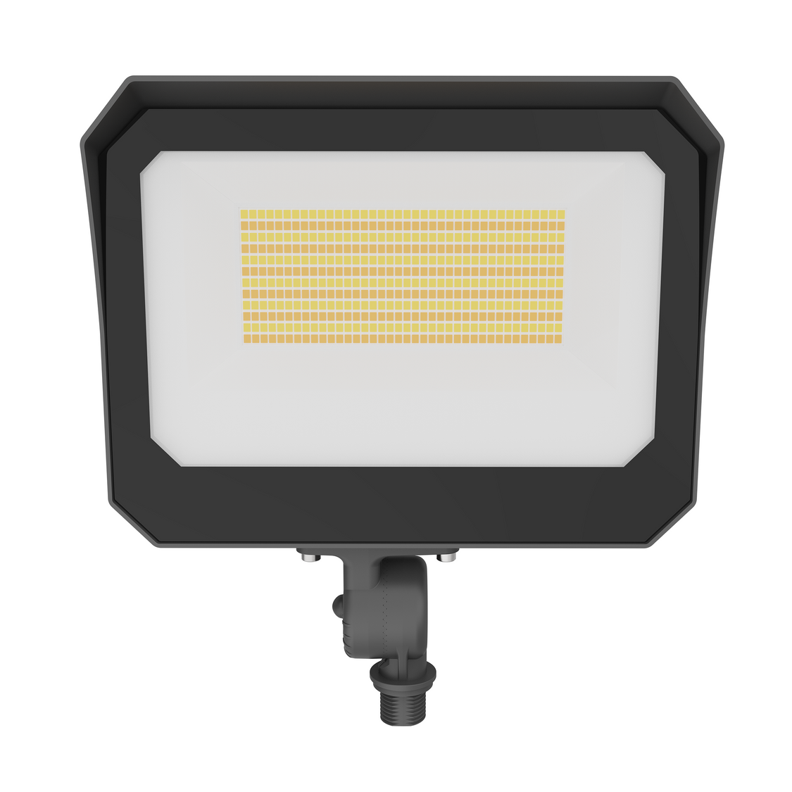 LED Flood Light, 15W/20W/35W Selectable, 3000K/4000K/5000K CCT, IP65, Knuckle Mount, 135 lm/W Efficiency