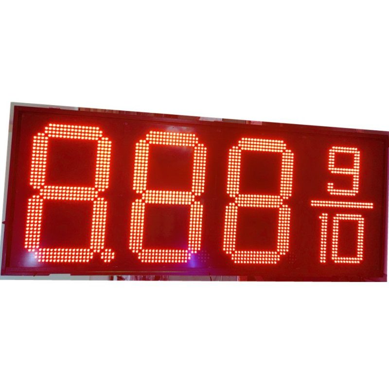 LED Gas Price Sign | Digital Fuel Price Display | Programmable LED Board