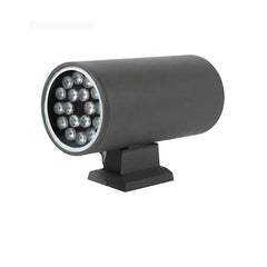 2x36W (72W) Up & Down Led Wall Scone RGB IP65 with Remote (Round) Led Plus