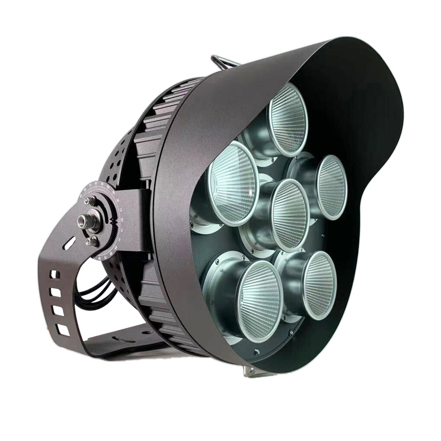 600W LED Sport Light, AC 120-277V, 5000K, 38° Beam Angle, Stadium Arena Lighting Fixture