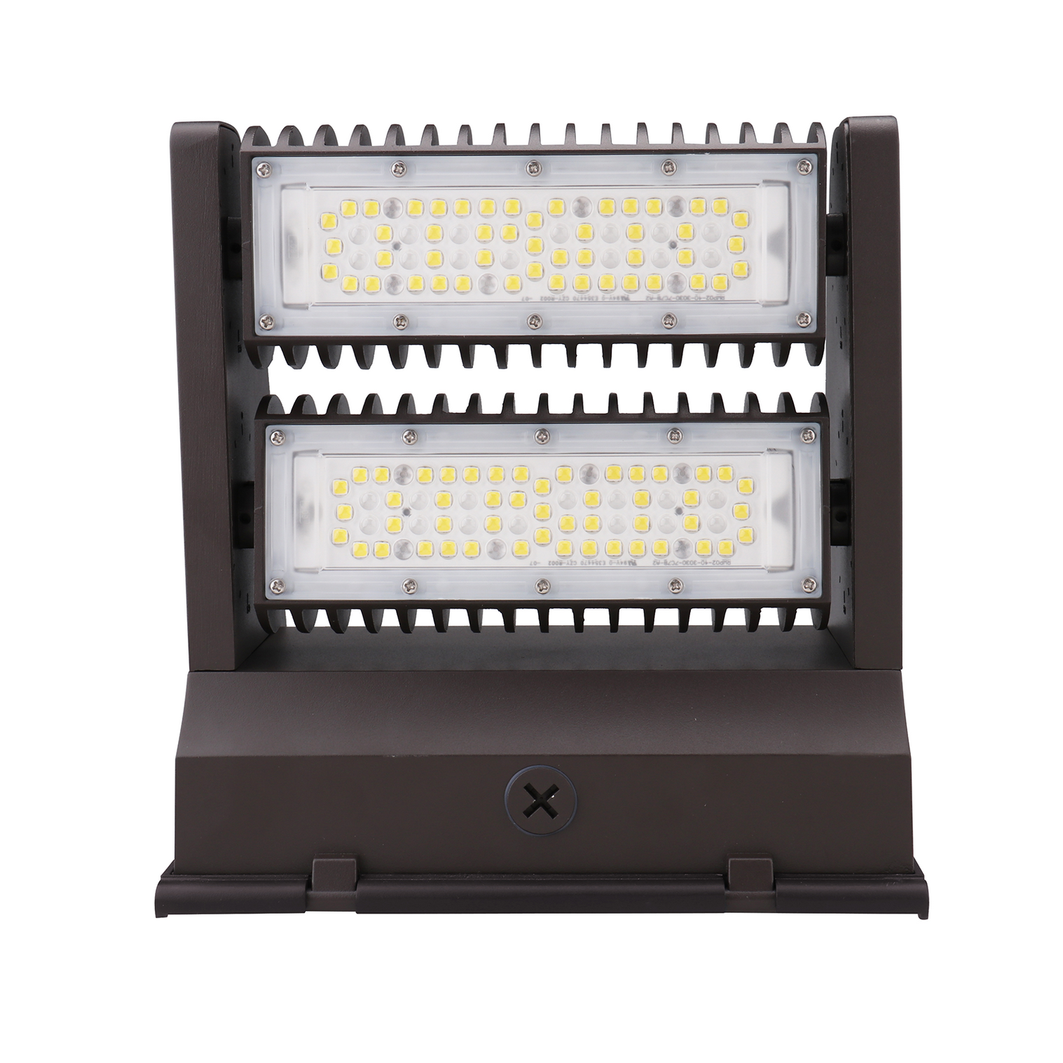120W LED Rotatable Wall Pack Light – Brown Housing, AC 120-277V, 5000K Daylight | Model WPB-120W-120V-50K-V2