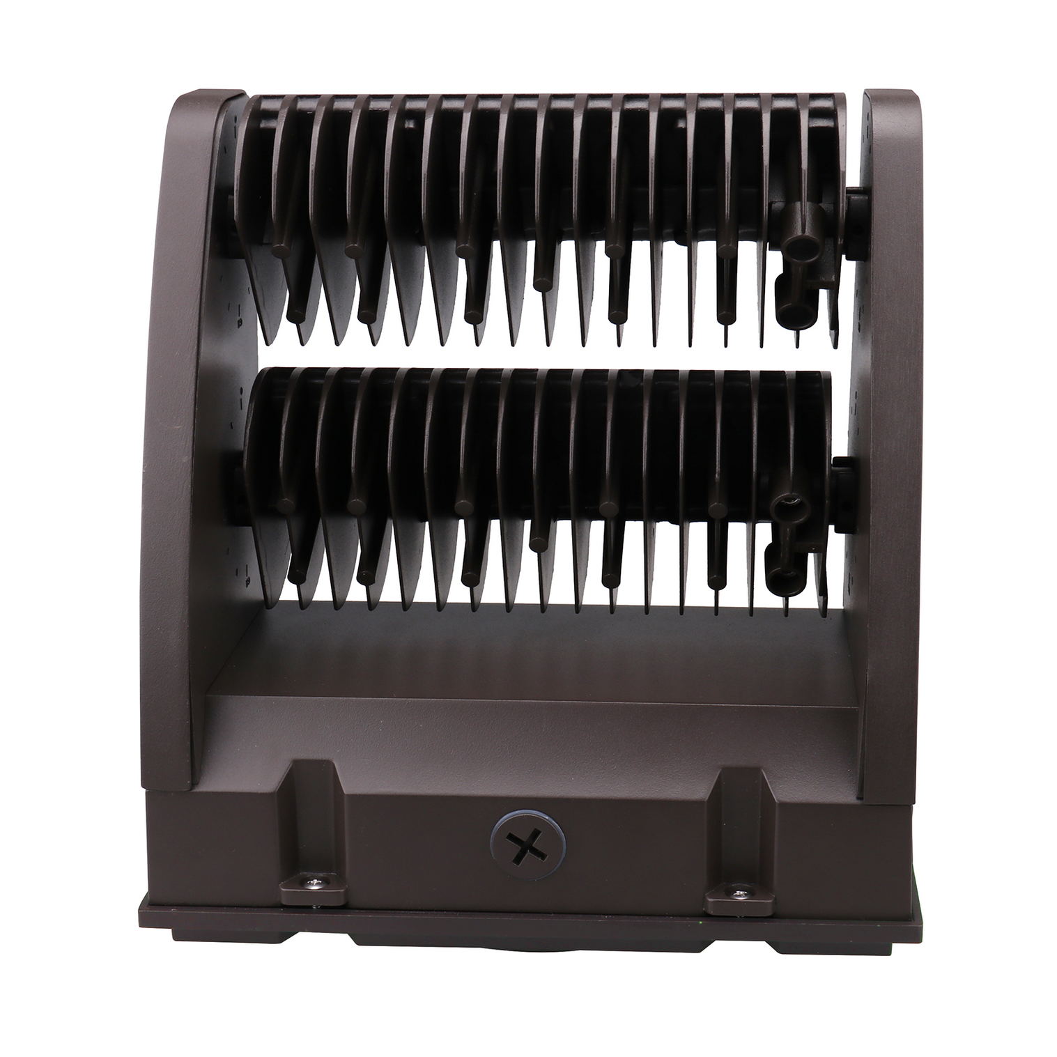 120W LED Rotatable Wall Pack Light – Brown Housing, AC 120-277V, 5000K Daylight | Model WPB-120W-120V-50K-V2