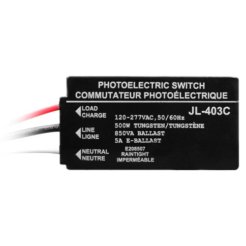 JL403C Coin-Type Electronic Photocell Switch, Automatic Outdoor Lighting Control Sensor