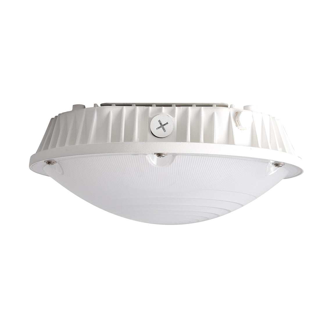 30/40/60W Selectable LED Round Canopy Light with Motion Sensor – AC 120-277V | Model 3NCP-30/40/60W-50K-M