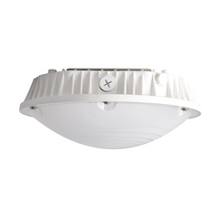 30/40/60W Selectable LED Round Canopy Light with Motion Sensor – AC 120-277V | Model 3NCP-30/40/60W-50K-M