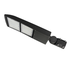200W LED Shoebox Light, 5000K, Brown Housing, 120–277V | Outdoor Parking Lot Area Light