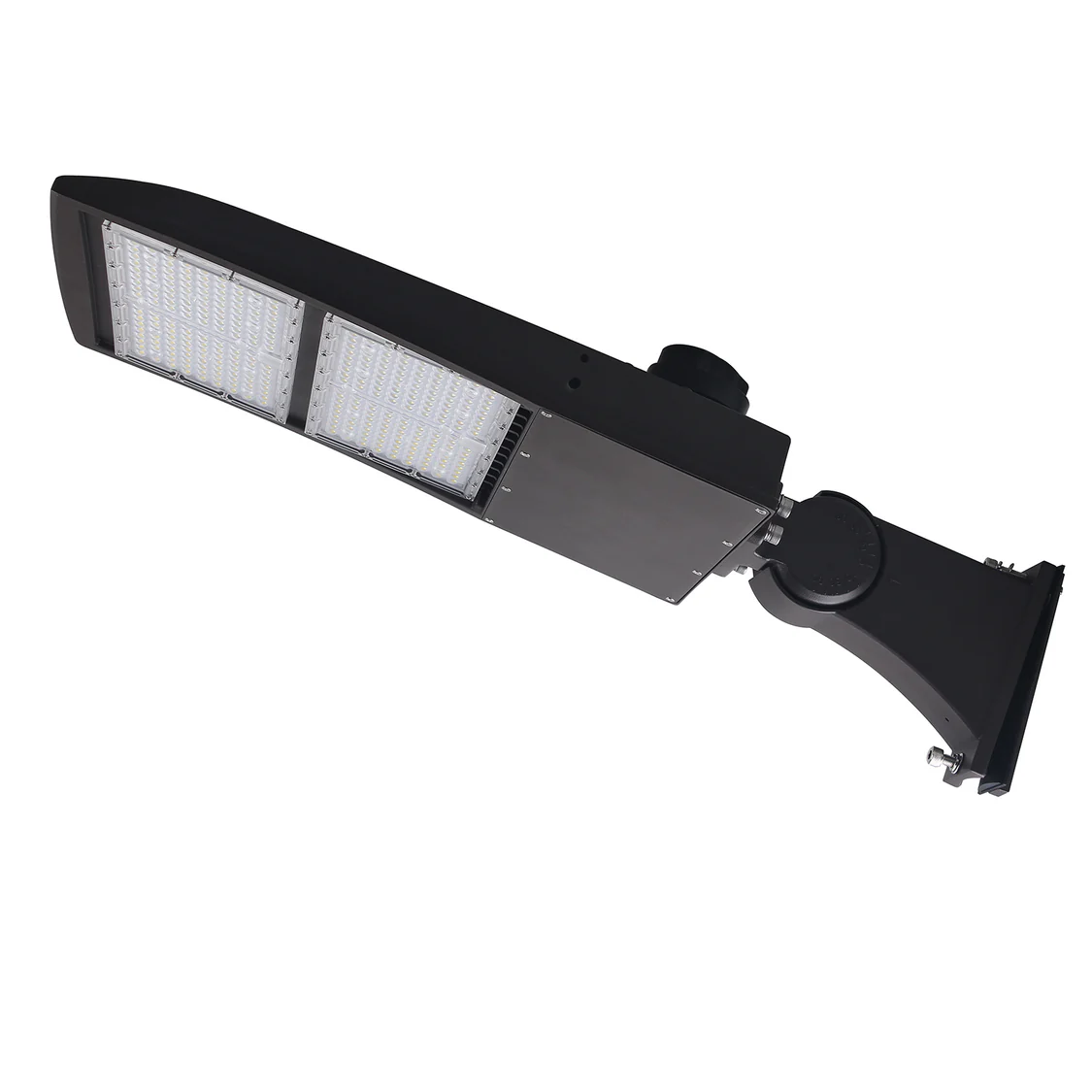 200W LED Shoebox Light, 5000K, Brown Housing, 120–277V | Outdoor Parking Lot Area Light