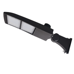 200W LED Shoebox Light, 5000K, Brown Housing, 120–277V | Outdoor Parking Lot Area Light