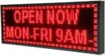 Programmable LED Sign P10 – Scrolling Display for Store Windows, Wi-Fi USB App Control, 56 x 16 Inch, Red Green Colors