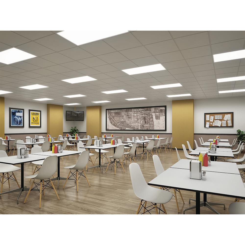 2×2 LED Flat Panel Light, 20W/30W/40W Selectable, 3CCT Tunable, ETL DLC Listed for Offices & Retail