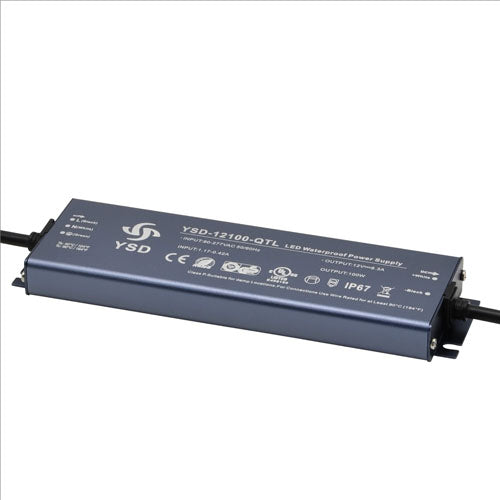 150W Outdoor LED Power Supply – 12V/24V, IP67 Waterproof, Non-Dimmable – Durable Weatherproof Design