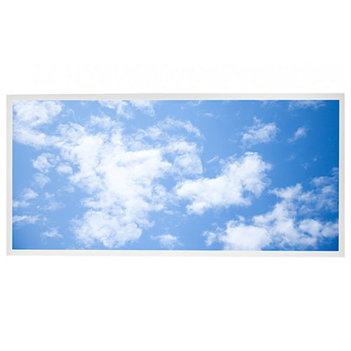 2x4 72W LED Blue Sky Panel Light | 6500K Ceiling Fixture | Sky Effect Panel Light