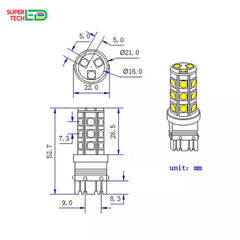 T10 LED Automotive Courtesy Bulbs – 9SMD3030 – Bright and Compact