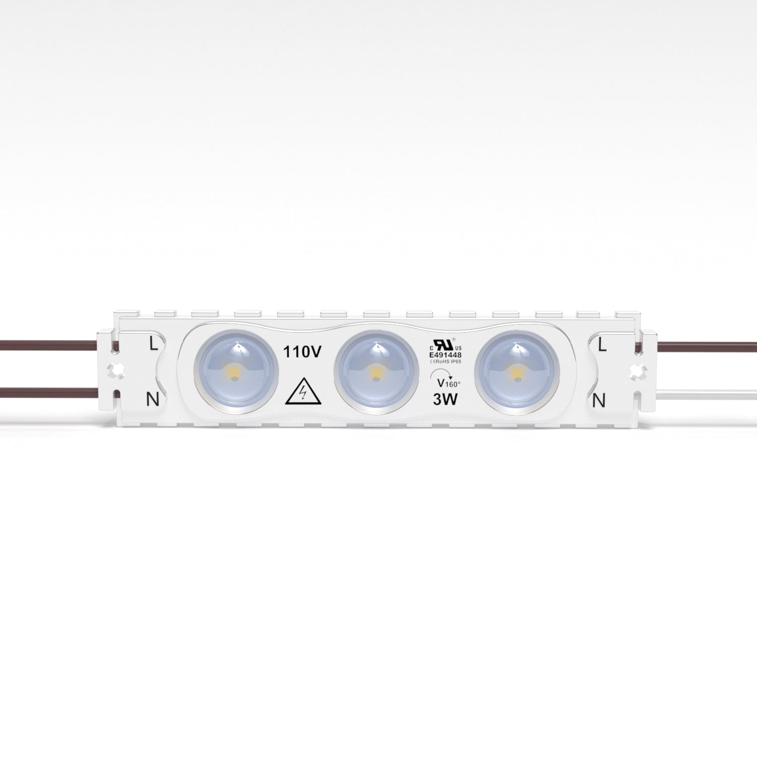 3W LED Module, 120V, Cool White, Warm White, Red, Green, Blue, Purple Options, Sign Lighting Module
