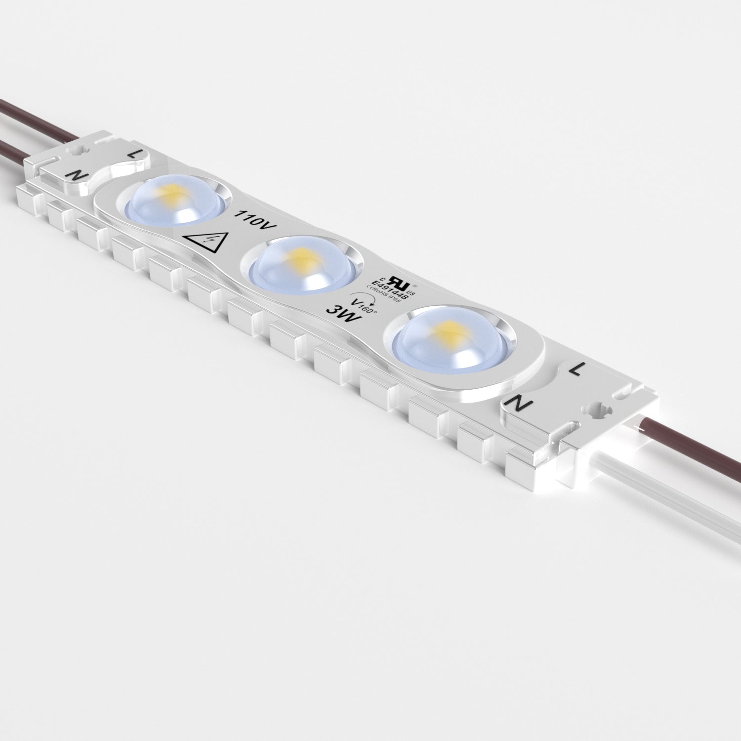 3W LED Module, 120V, Cool White, Warm White, Red, Green, Blue, Purple Options, Sign Lighting Module