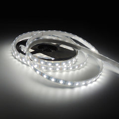 25FT LED Strip Light, SMD 5050, 60 LEDs/M, IP65 Waterproof, 12V, Indoor/Outdoor, UL Listed, Flexible Light Strip