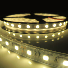 25FT LED Strip Light, SMD 5050, 60 LEDs/M, IP65 Waterproof, 12V, Indoor/Outdoor, UL Listed, Flexible Light Strip